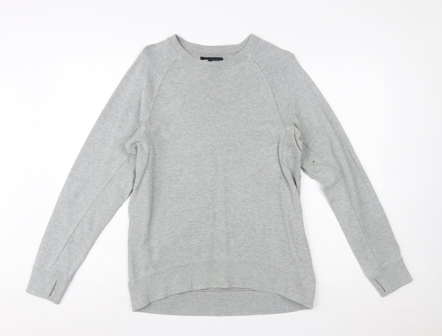 Nike SB Men's Grey Crew Neck Long Sleeve Pullover Sweatshirt Size S