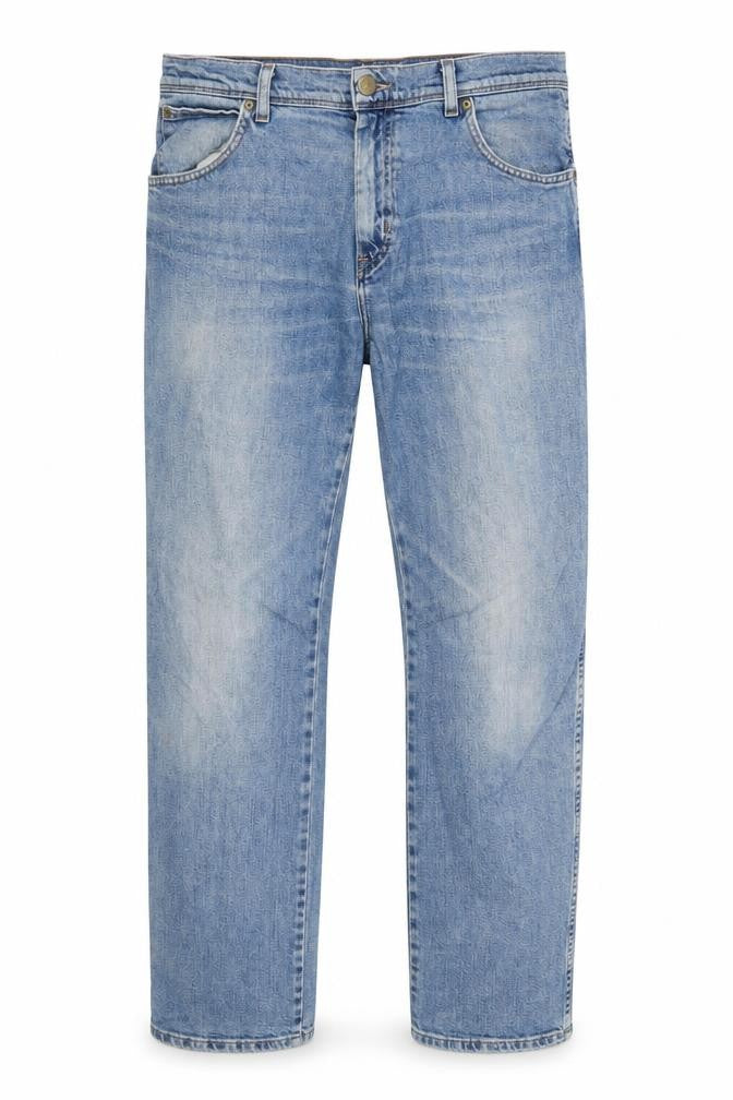 Wrangler Men's Blue Regular Fit Straight Denim Jeans 34W 32L