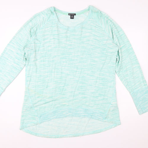 Champion Women’s Green XXL Pullover Sweatshirt Long Sleeve Lightweight