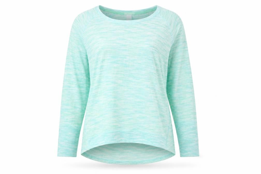 Front view of Champion Women’s Green XXL Pullover Sweatshirt Long Sleeve Lightweight