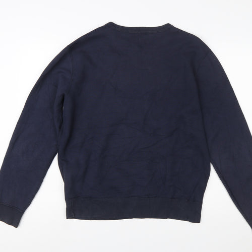 Polo Ralph Lauren Men's Blue Crew Neck Pullover Sweatshirt M