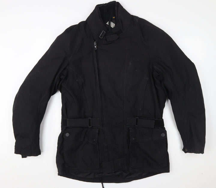iXS Men's Black M Motorcycle Jacket Waterproof Belted Biker Style