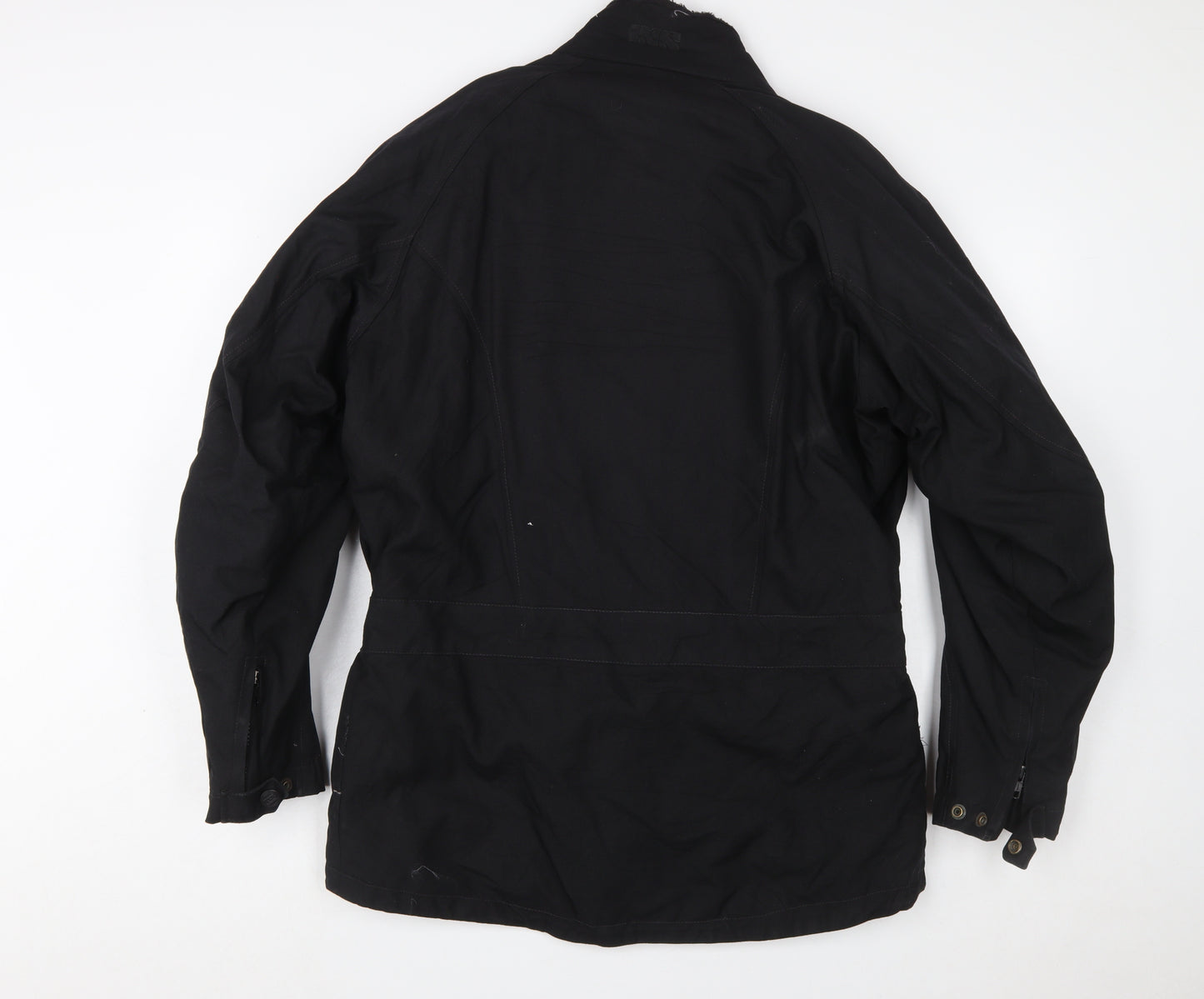 iXS Men's Black M Motorcycle Jacket Waterproof Belted Biker Style