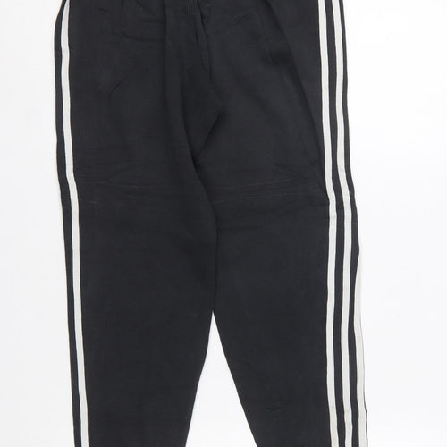 Adidas Women's Black Jogger Trousers Size S Cotton Blend