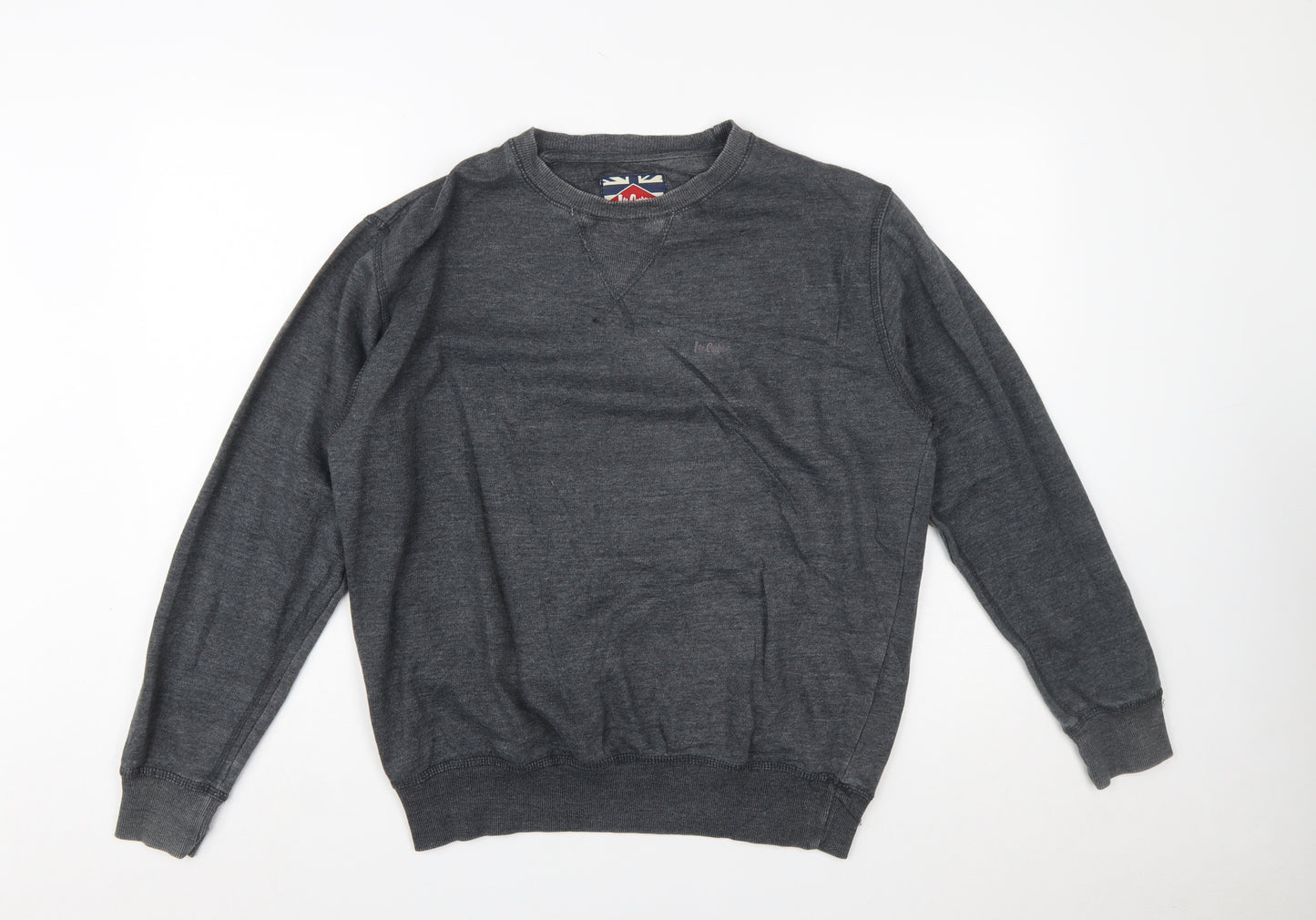 Lee Cooper Men's Grey Crew Neck Pullover Sweatshirt M