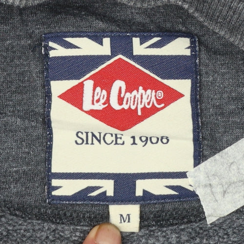 Lee Cooper Men's Grey Crew Neck Pullover Sweatshirt M