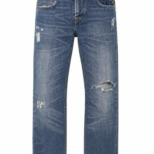 Levi’s 506 Standard Men’s Blue 30x30 Straight Leg Distressed Jeans