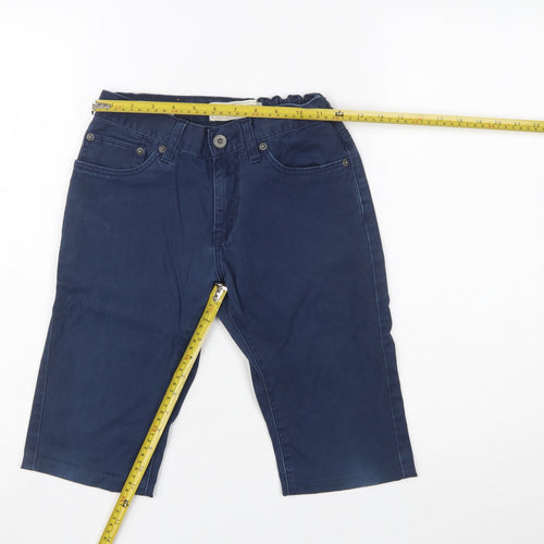 Levi's Boys Blue Slim Chino Shorts 12 Years Twill Cotton Blend