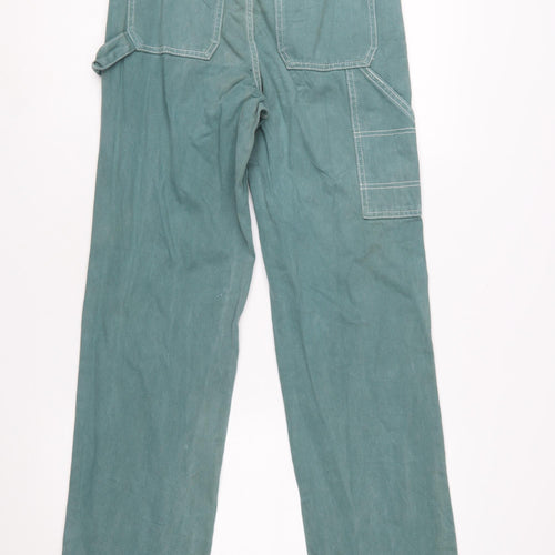 PACSUN Women’s Green Relaxed Straight Cotton Jeans Size 25