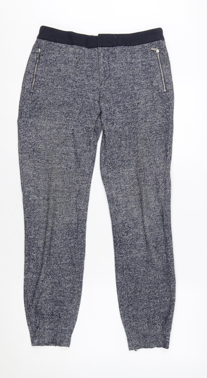 Tommy Hilfiger Women’s Blue Wool Blend Jogger Trousers Size 6