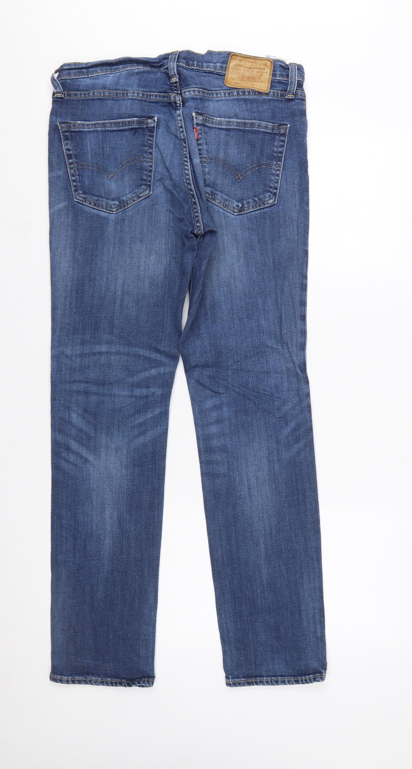 Levi's Men’s Blue 511 Slim Fit Straight Denim Jeans W33 L32