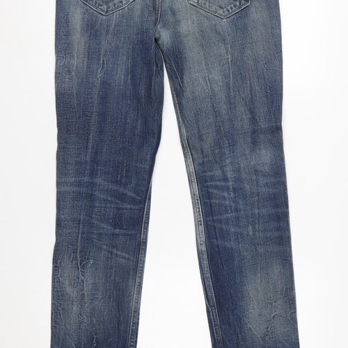 Levi's Blue Men's Regular Fit Straight Jeans 33x32 Denim