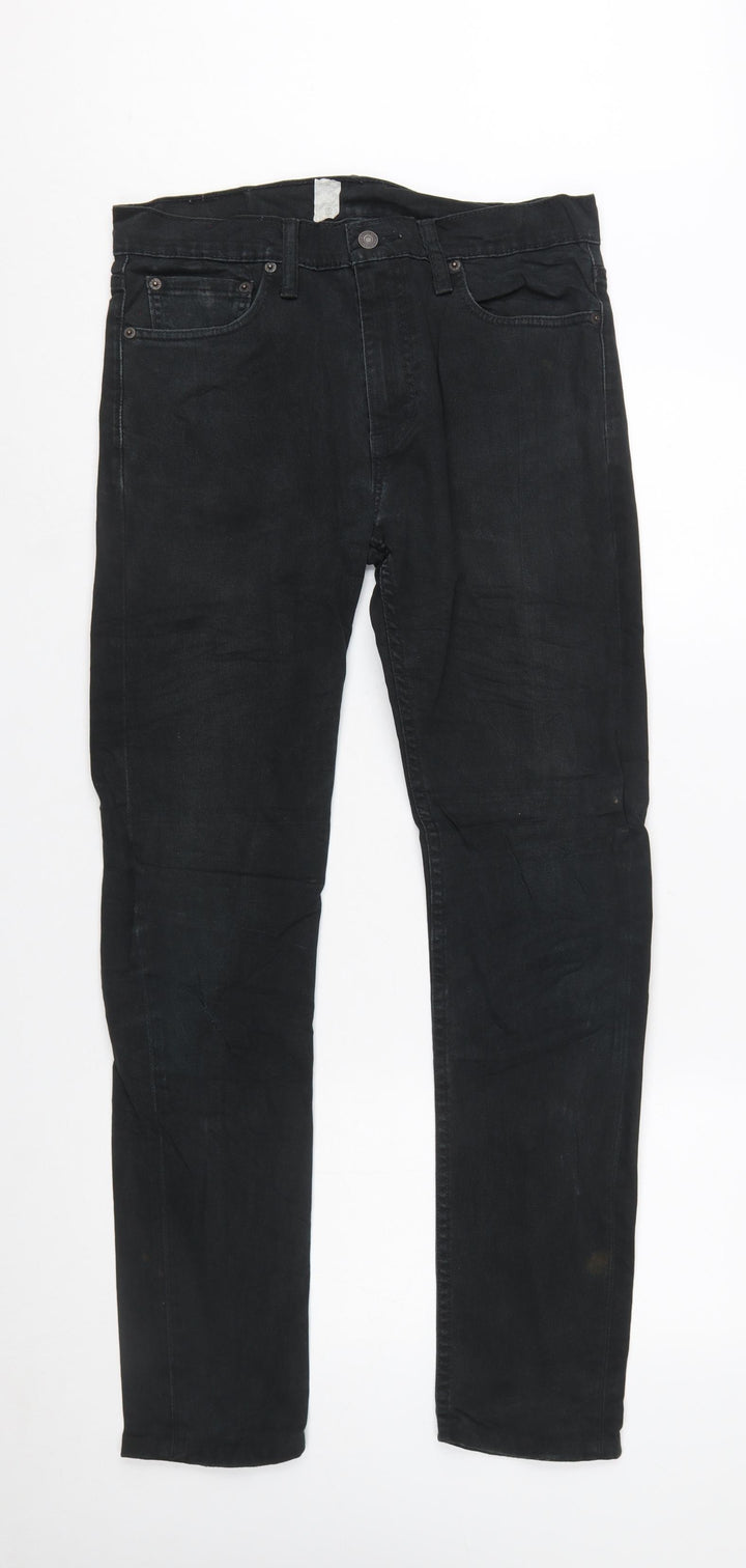 Levi Strauss & Co Men's Black 510 Skinny Jeans W32 L34