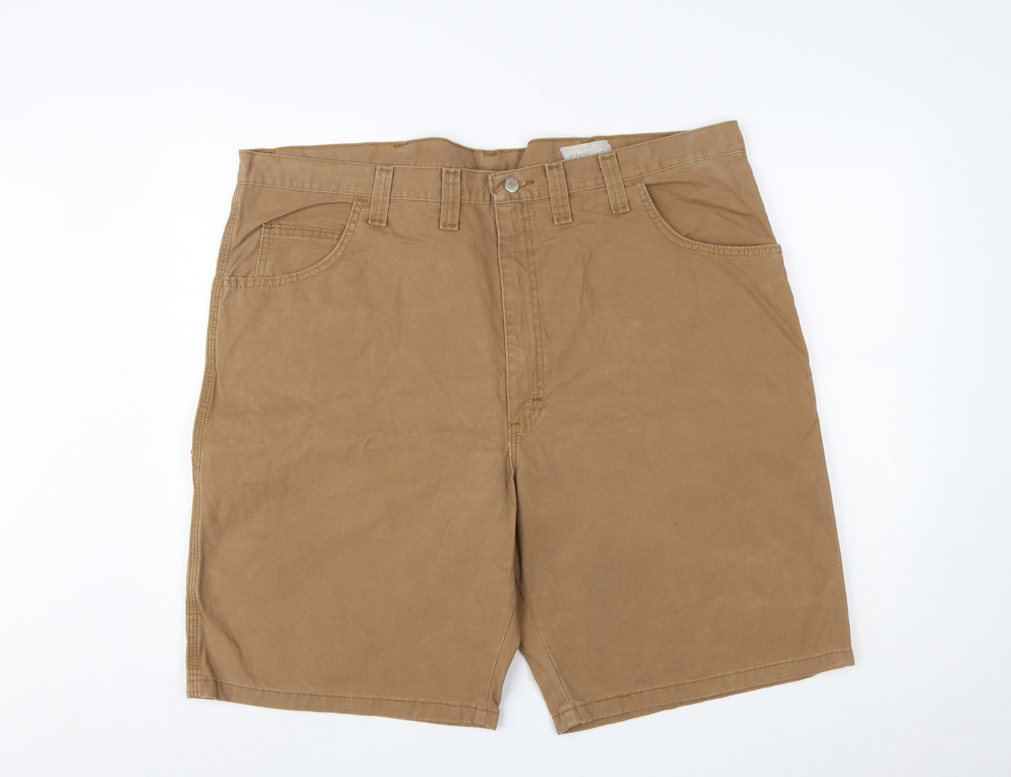 Wrangler Men’s Beige Cotton Cargo Shorts Size 44 Workwear