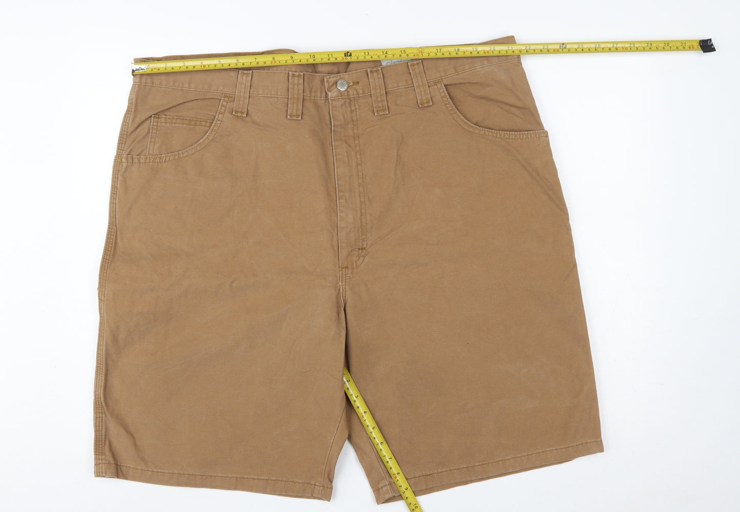 Wrangler Men’s Beige Cotton Cargo Shorts Size 44 Workwear