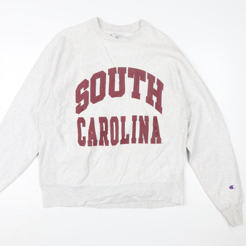 Champion Women's Grey South Carolina Reverse Weave Sweatshirt Medium