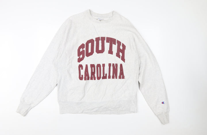 Champion Women's Grey South Carolina Reverse Weave Sweatshirt Medium