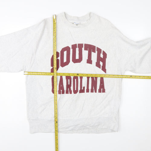 Champion Women's Grey South Carolina Reverse Weave Sweatshirt Medium