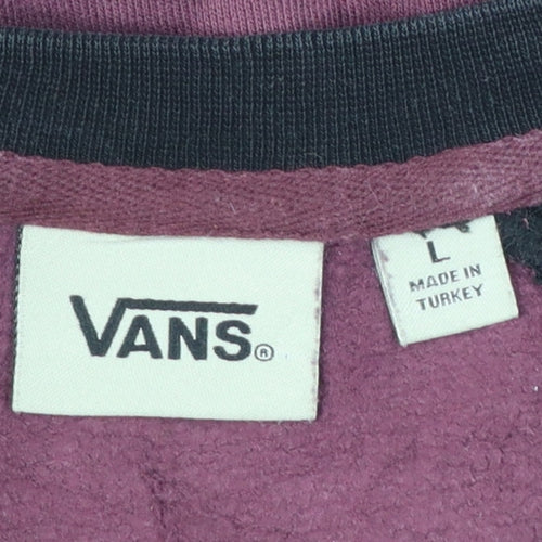 Vans Mens Multicoloured L Pullover Crew Neck Sweatshirt