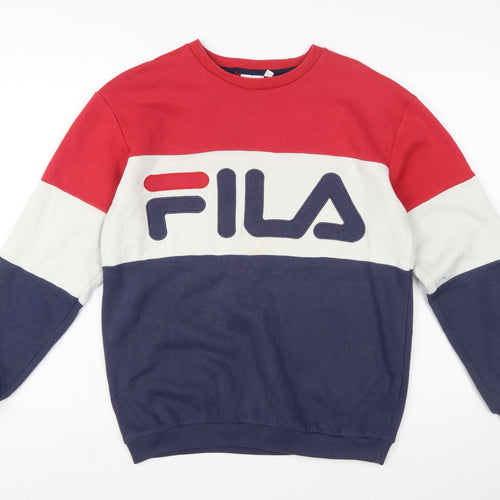 Fila Men's Multicoloured XS Pullover Crew Neck Sweatshirt