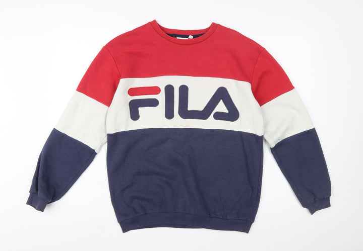 Fila Men's Multicoloured XS Pullover Crew Neck Sweatshirt