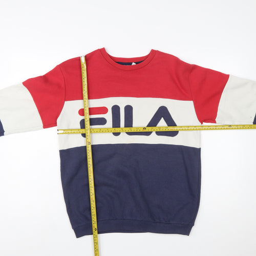 Fila Men's Multicoloured XS Pullover Crew Neck Sweatshirt