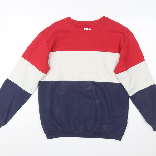 Fila Men's Multicoloured XS Pullover Crew Neck Sweatshirt