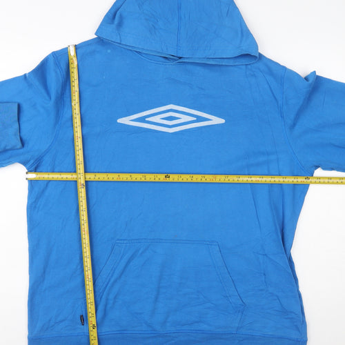 Umbro Men's Blue 2XL Pullover Hoodie Sportswear
