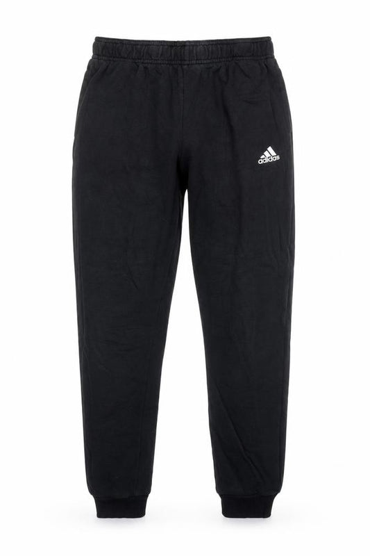 adidas Boys Black Jogger Trousers 13-14 Years Elastic Waist Fleece Pants