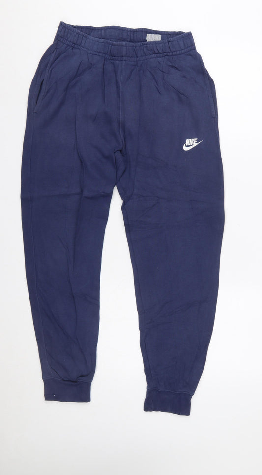 Nike Men's Blue Jogger Trousers Size S Regular Fit