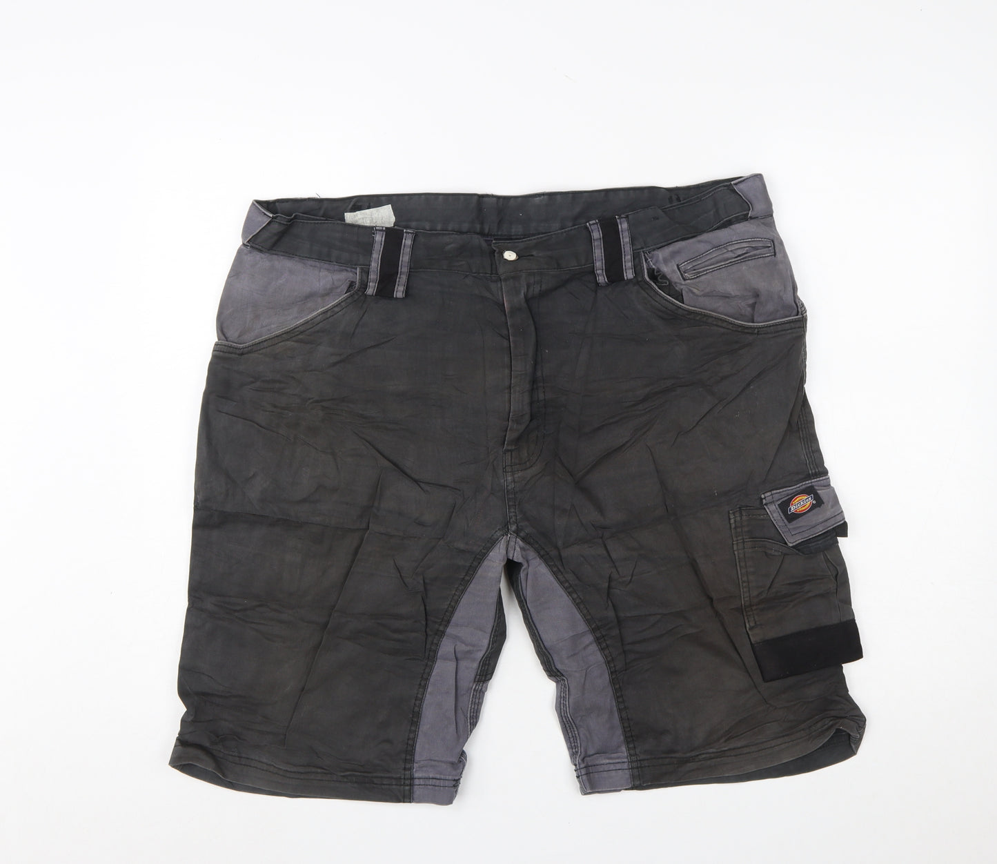 Dickies Men's Black Cargo Work Shorts Size 40 Regular Fit