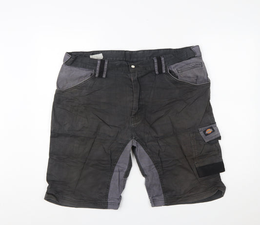 Dickies Men's Black Cargo Work Shorts Size 40 Regular Fit