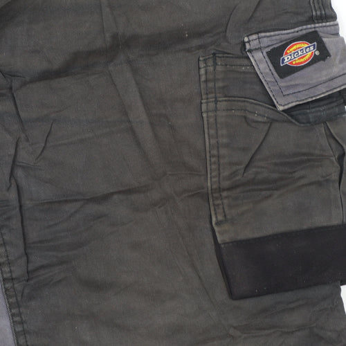 Dickies Men's Black Cargo Work Shorts Size 40 Regular Fit