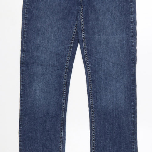 Lee Riders Womens Blue Size 8 Straight Leg Stretch Jeans