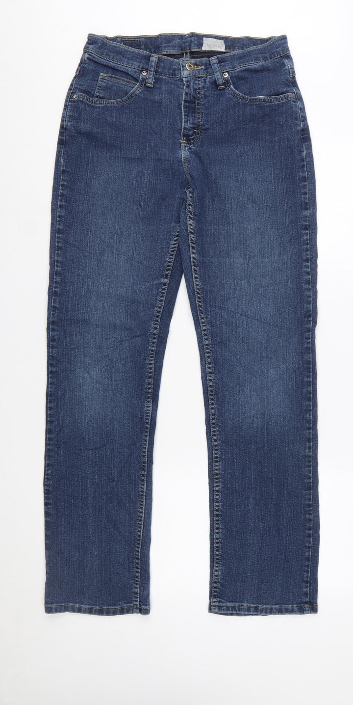 Lee Riders Womens Blue Size 8 Straight Leg Stretch Jeans