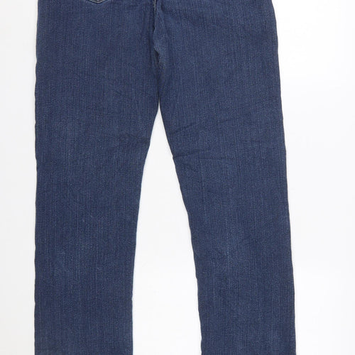 Lee Riders Womens Blue Size 8 Straight Leg Stretch Jeans