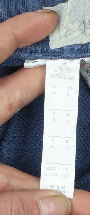 Adidas Men’s Blue Jogger Trousers XL Bayern Munich Logo