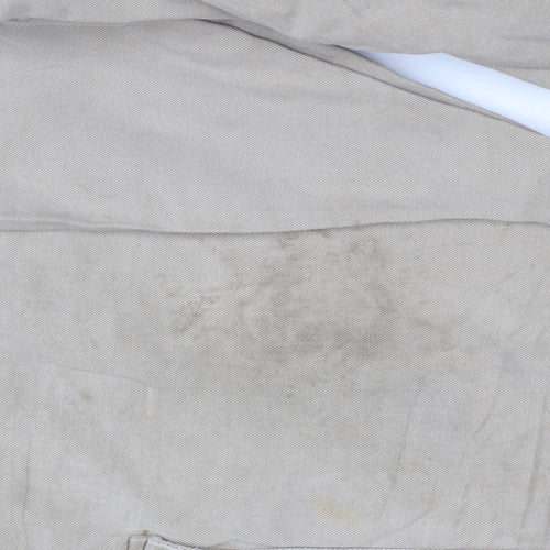 Wrangler Men's Beige Cargo Trousers 36x30 Relaxed Fit Cotton