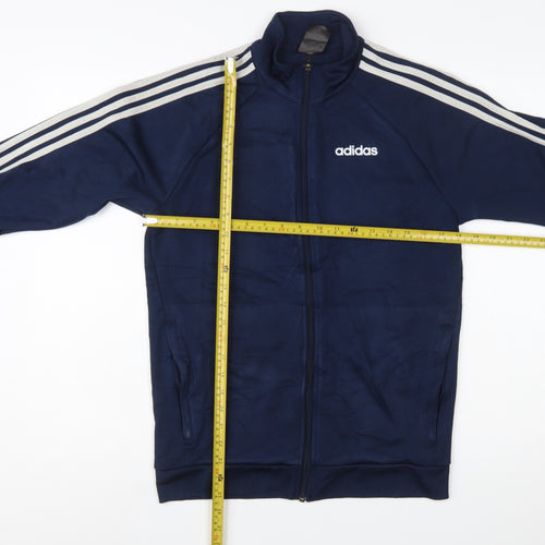 Adidas Men's Blue Full Zip Sports Sweatshirt Size S