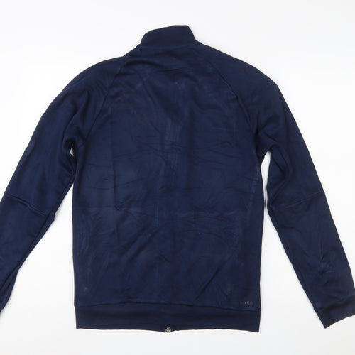 Adidas Men's Blue Full Zip Sports Sweatshirt Size S