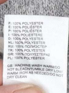 The North Face Womens Grey Full Zip Fleece Jacket Size L