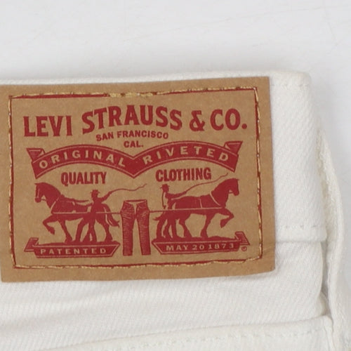 Levi's Women White 311 Shaping Skinny Jeans Size 34