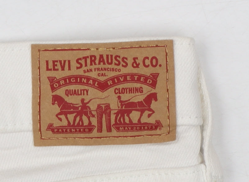 Levi's Women White 311 Shaping Skinny Jeans Size 34