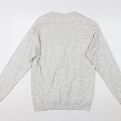 Delta USA Grey SECURITY Print Womens Medium Pullover Sweatshirt