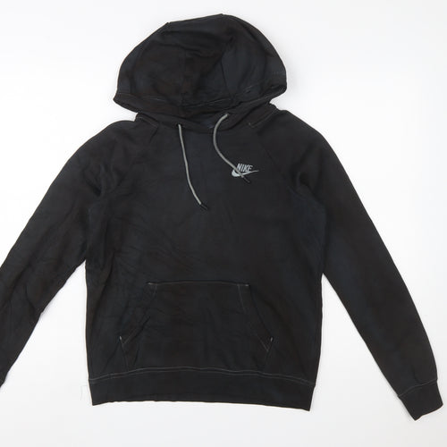 Nike Men's Black XS Pullover Hoodie Fleece Logo Sweatshirt