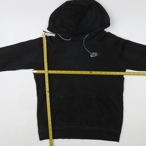 Nike Men's Black XS Pullover Hoodie Fleece Logo Sweatshirt