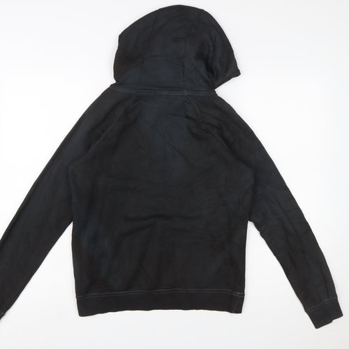 Nike Men's Black XS Pullover Hoodie Fleece Logo Sweatshirt