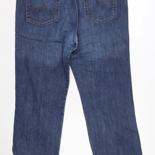 Wrangler Men’s Blue Arizona Stretch Straight Jeans W42 L32