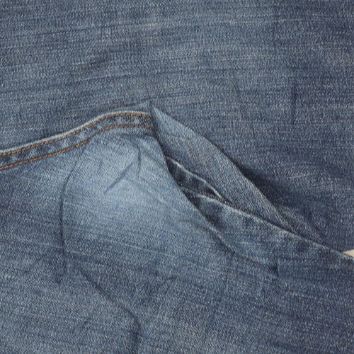 Wrangler Men’s Blue Arizona Stretch Straight Jeans W42 L32