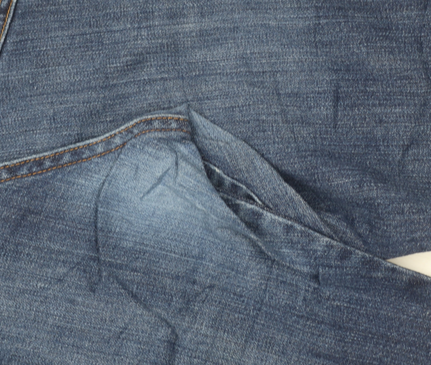 Wrangler Men’s Blue Arizona Stretch Straight Jeans W42 L32